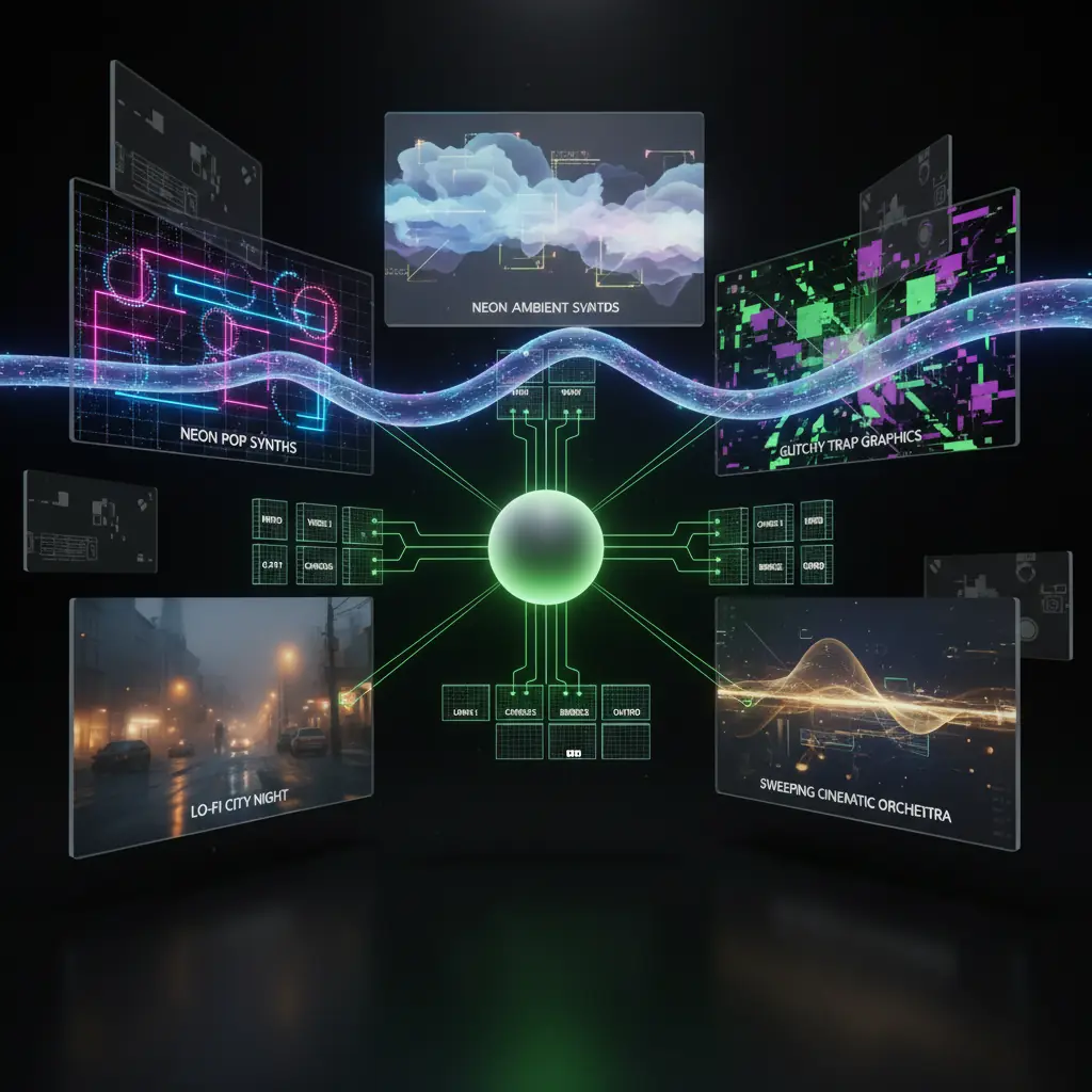 Text to music with genre level control