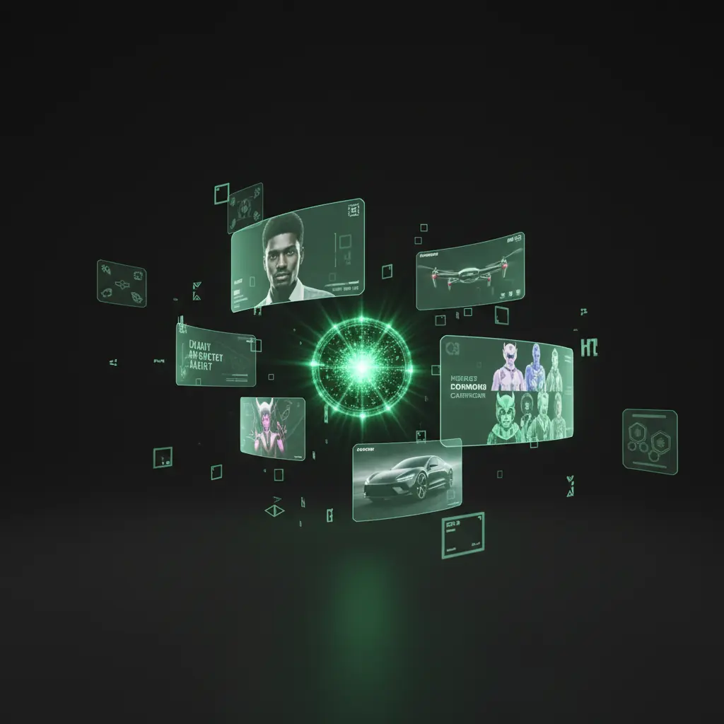 AI generated visuals preview