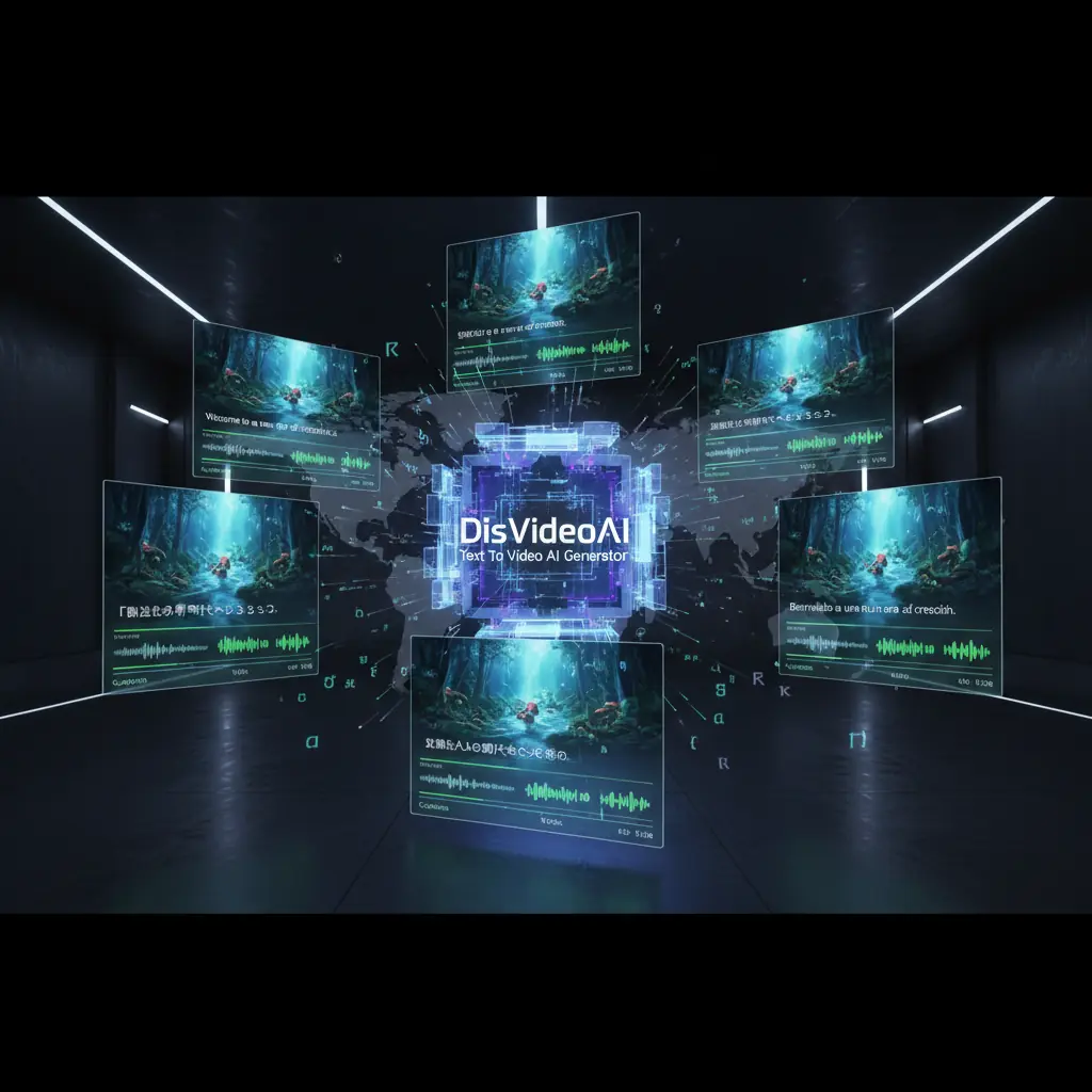 Multi-language script, voice, and subtitles