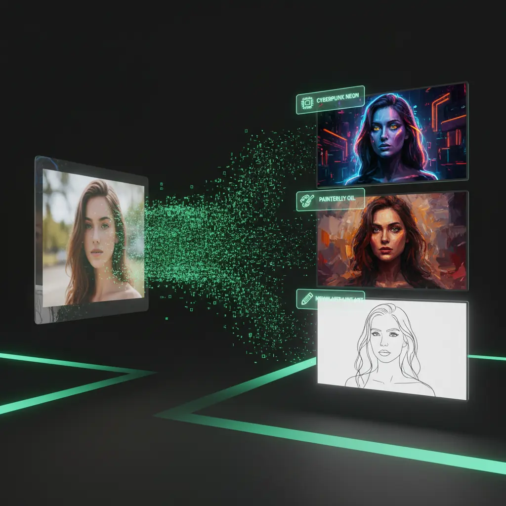 Instant image to image transformations