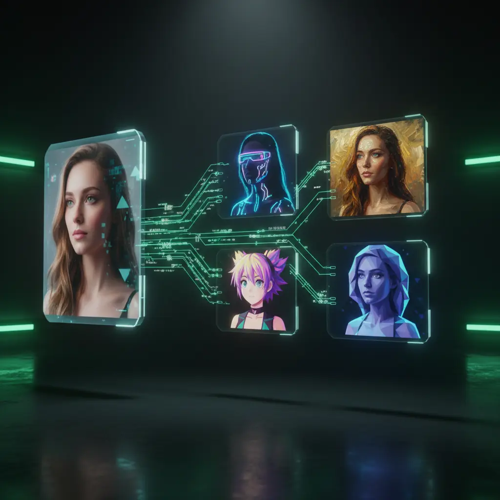 Batch image variation workflows