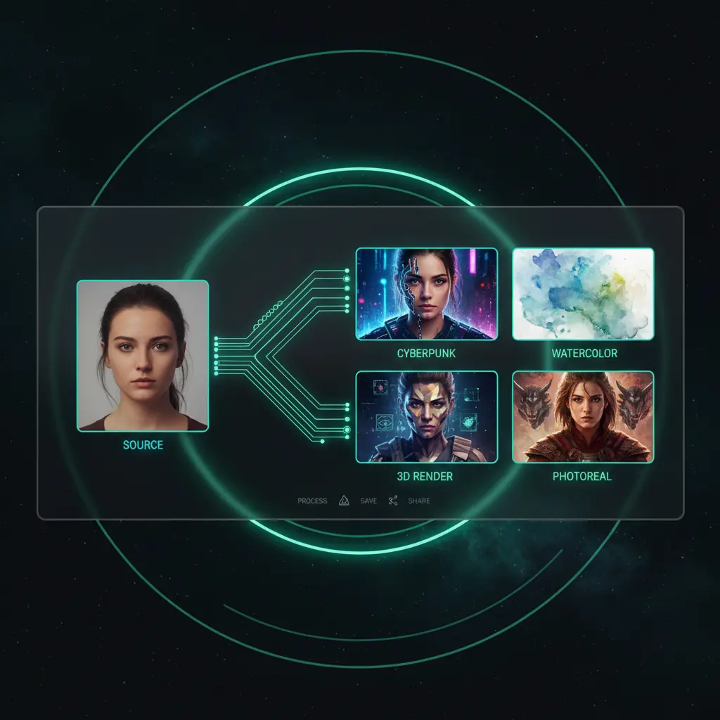 Advanced AI editing and retouching