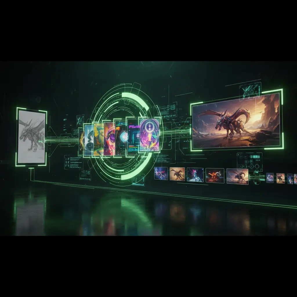 Text to image AI generation