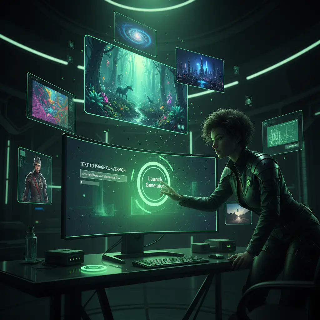 AI generated visuals preview